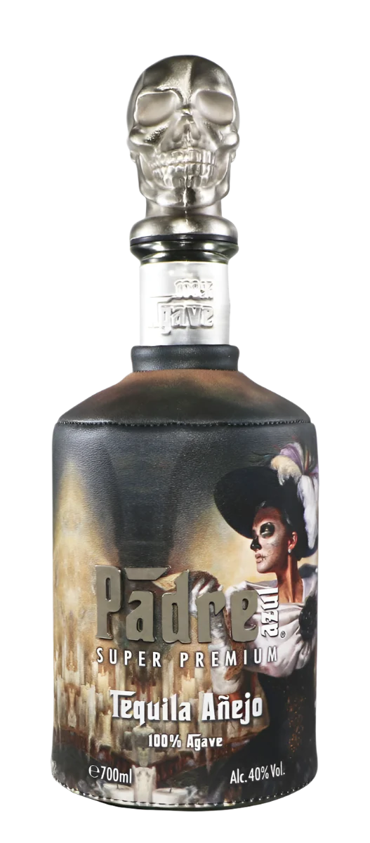 PADRE AZUL TEQUILA ANEJO SUPER PREMIUM DIA DE LOS MUERTOS EDITION 750ML