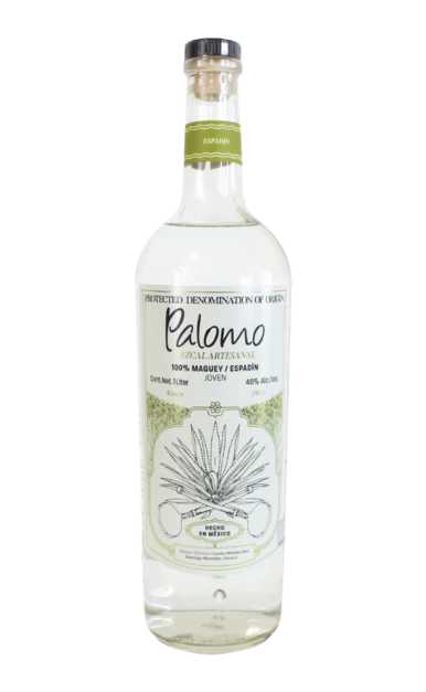 PALOMO ARTESANAL MEZCAL JOVEN ESPADIN OAXACA 1LI