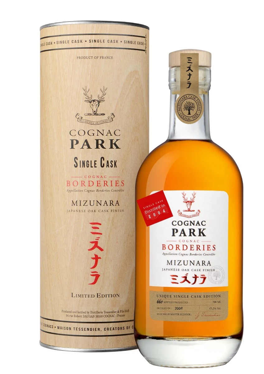 PARK COGNAC BORDERIES SINGLE CASK MIZUNARA OAK CASK LIMITED EDITION FRANCE 750ML