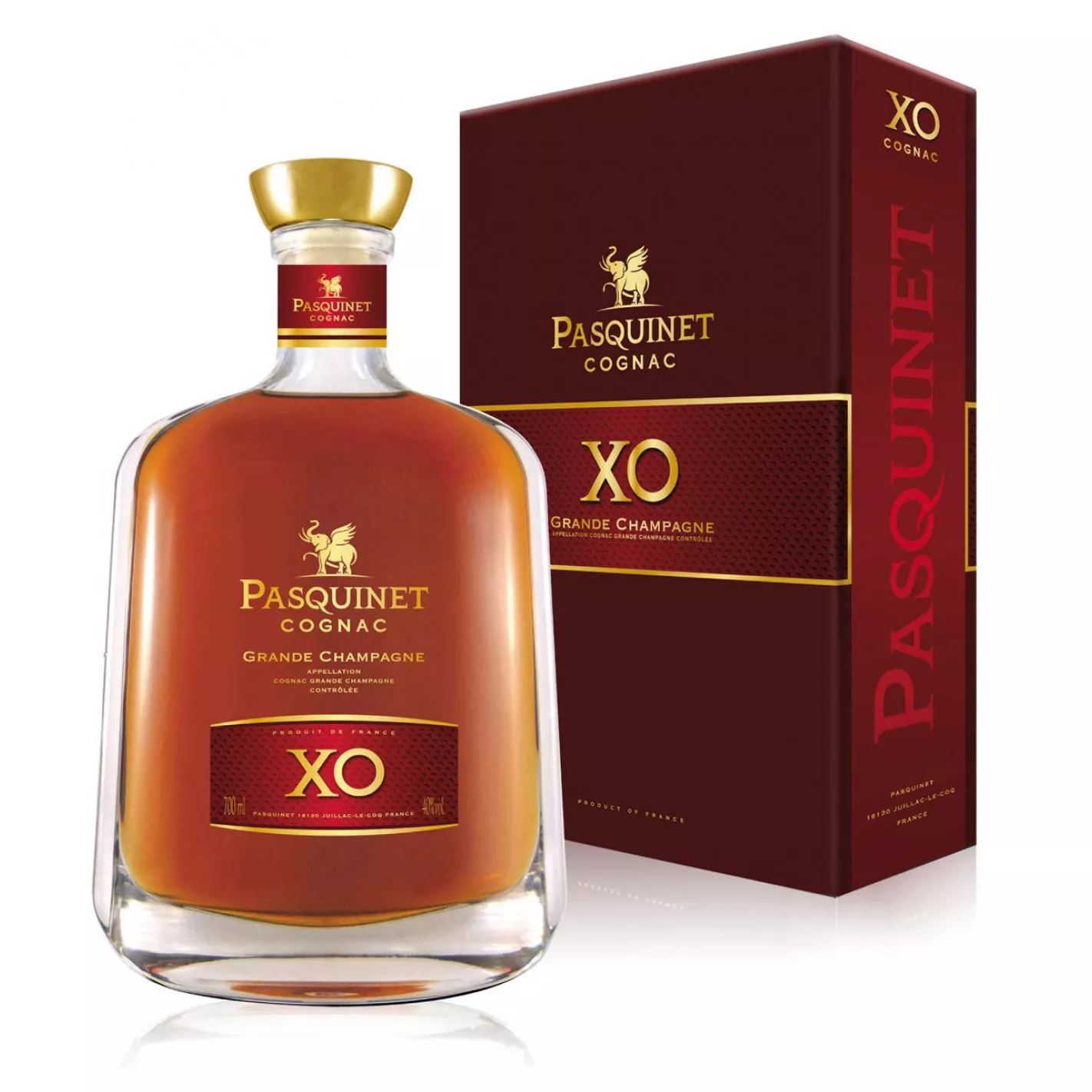 PASQUINET COGNAC XO GRAND CHAMPAGNE FRANCE 700ML