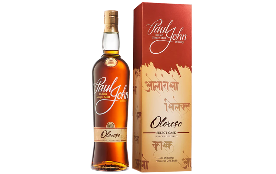 PAUL JOHN WHISKY SINGLE MALT OLOROSO SELECT CASK INDIA 750ML