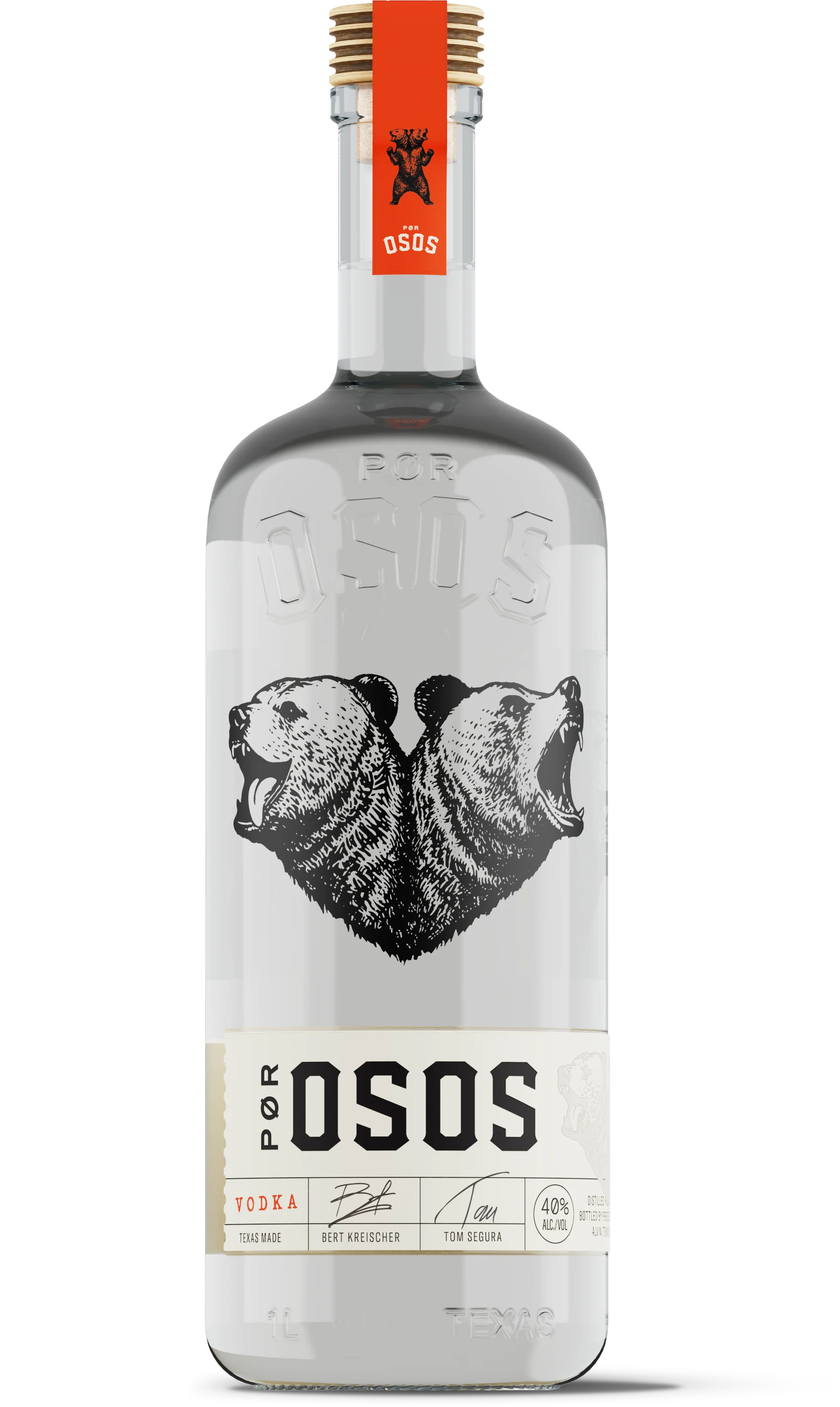 POR OSOS VODKA TEXAS 750ML
