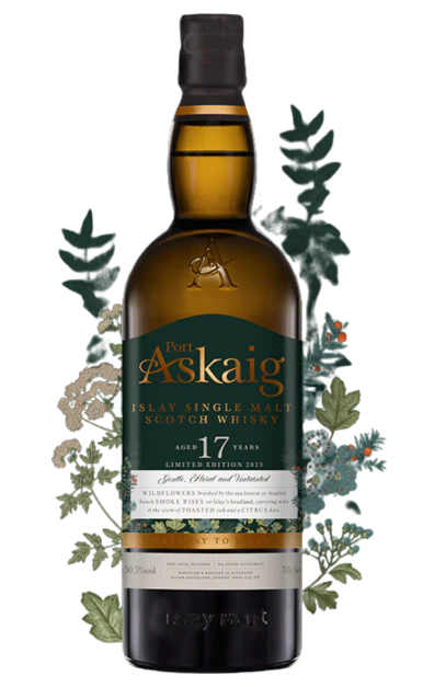 PORT ASKAIG SCOTCH SINGLE MALT ISLAY LIMITED 2023 EDITION 17YR 750ML - Image 2