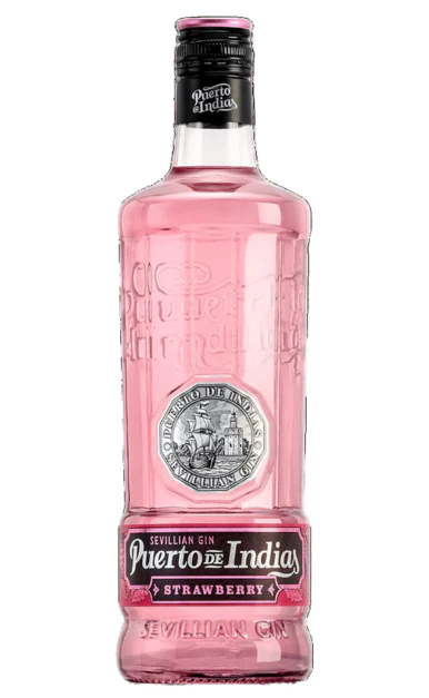 PUERTO DE INDIAS SEVILLIAN PREMIUM GIN STRAWBERRY SPAIN 750ML