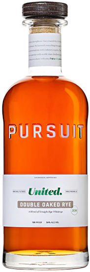 PURSUIT UNITED WHISKEY RYE DOUBLE OAKED KENTUCKY 750ML