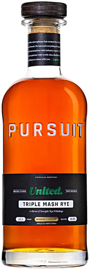 PURSUIT UNITED WHISKEY TRIPLE MASH RYE BARREL PROOF KENTUCKY 700ML