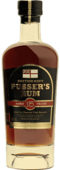 PUSSERS RUM BRITISH NAVY GUYANA 15YR 750ML