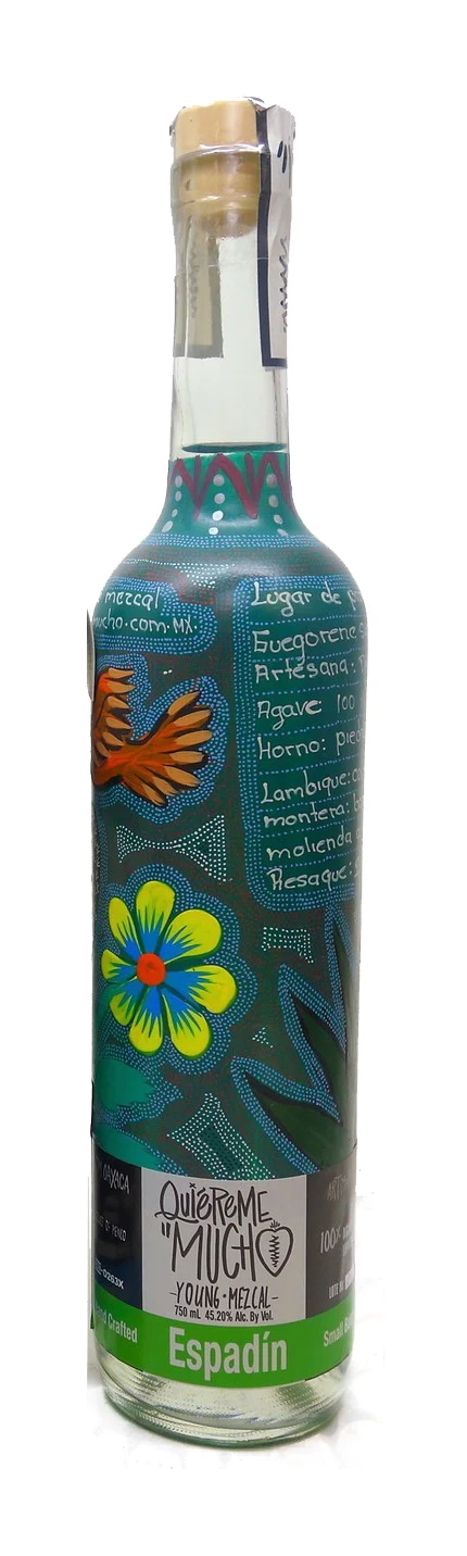 QUIEREME MUCHO MEZCAL ESPADIN 750ML