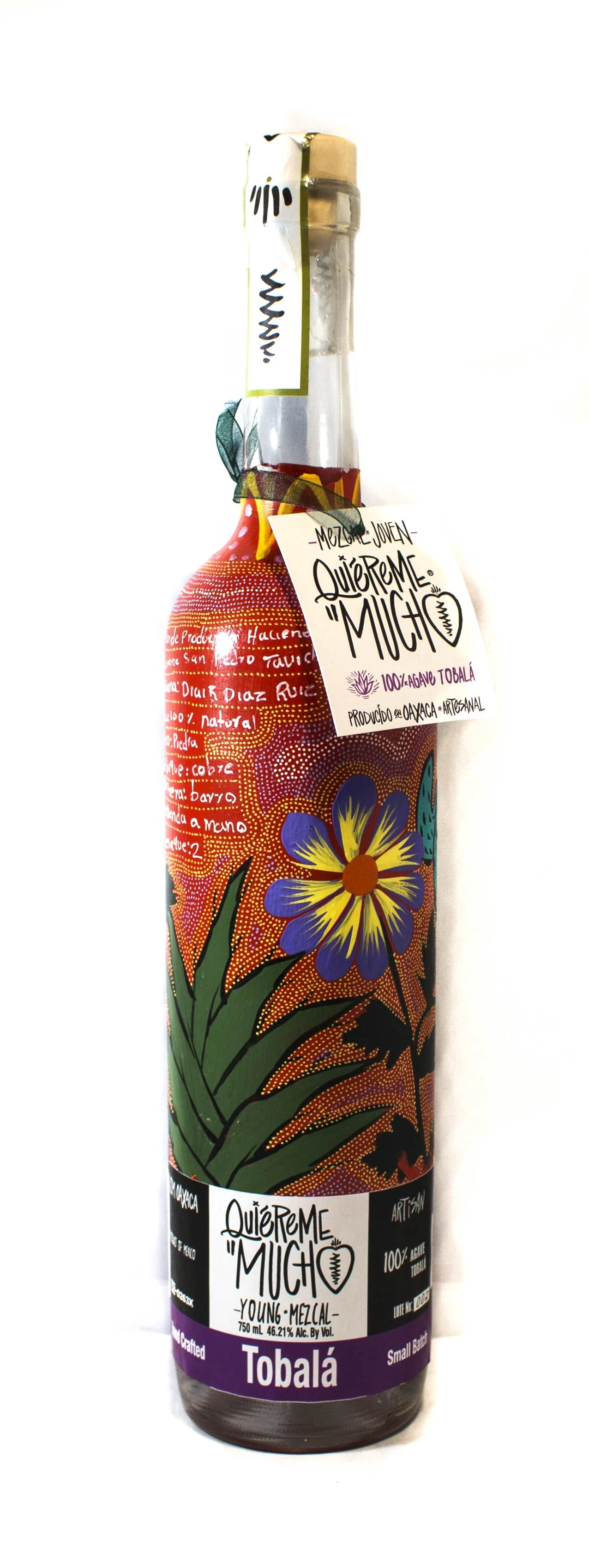 QUIEREME MUCHO MEZCAL TOBALA 750ML