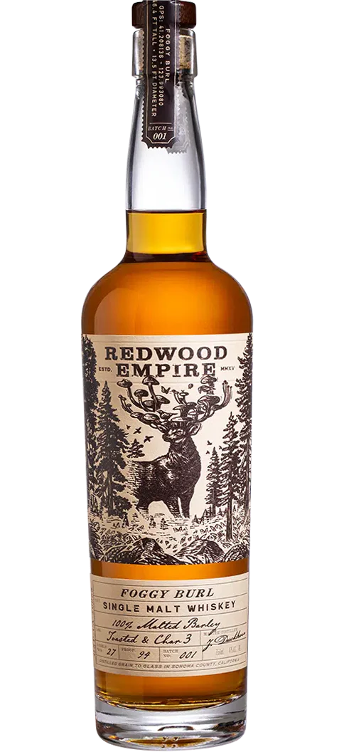 REDWOOD EMPIRE WHISKEY SINGLE MALT FOGGY BURL SMALL LOT SERIES CALIFORNIA 750ML