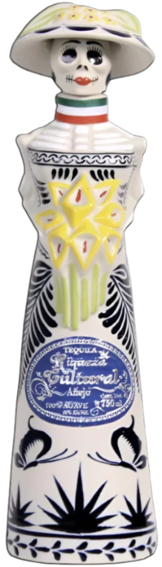 REQUEZA CULTURAL TEQUILA ANEJO CARTINA CERAMICA 750ML