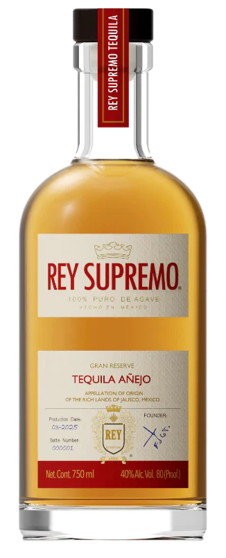 REY SUPREMO TEQUILA ANEJO 750ML