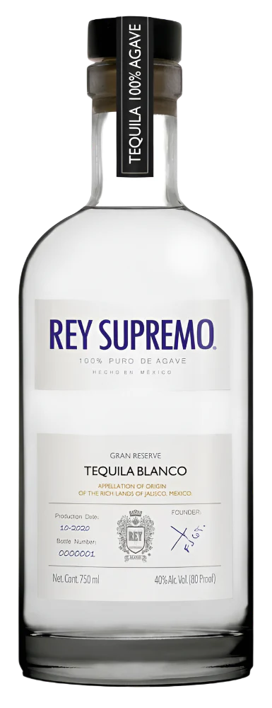 REY SUPREMO TEQUILA BLANCO GRAN RESERVE 750ML
