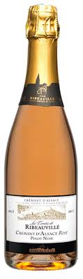 RIBEAUVILLE CREMANT D ALSACE SPARKLING BRUT ROSE PINOT NOIR FRANCE 750ML