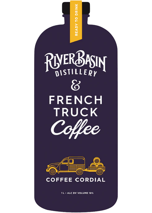 RIVER BASIN FRENCH TRUCK COFFEE LIQUEUR LOUISIANA 1LI