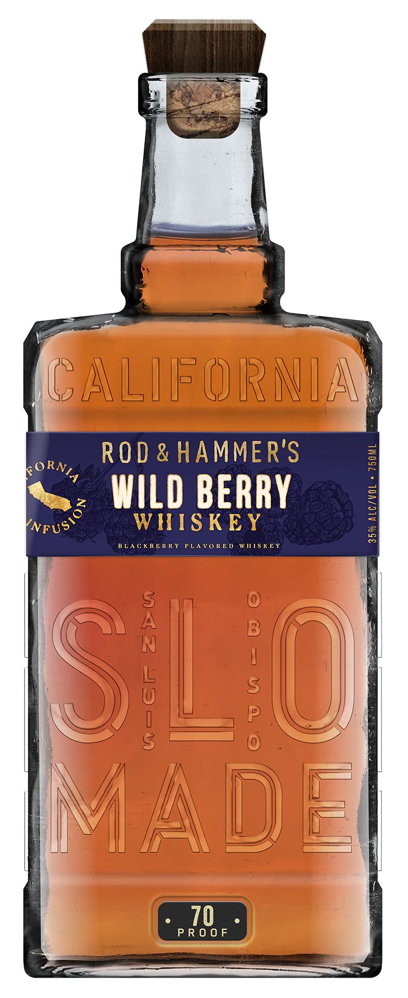 ROD & HAMMERS WHISKY WILD BERRY FLAVORED CALIFORNIA 750ML