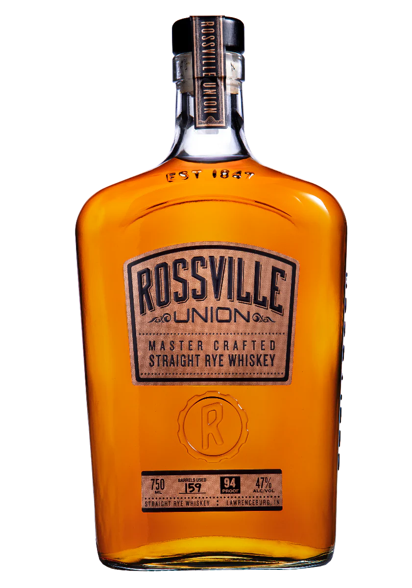 ROSSVILLE UNION WHISKEY RYE MASTER CRAFTED INDIANA 750ML