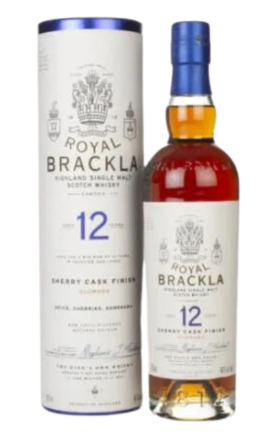ROYAL BRACKLA SINGLE MALT WHISKY SHERRY CASK FINISH 92PF 750ML