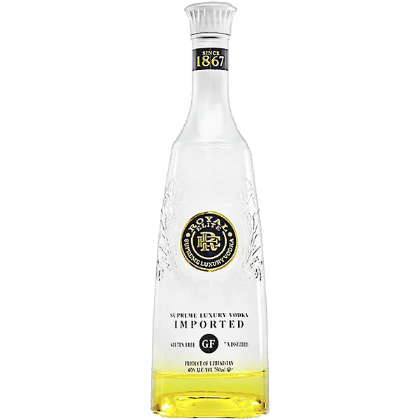 ROYAL ELITE VODKA SUPREME LUXURY 7X DISTILLED GLUTEN FREE UZBEKISTAN 750ML