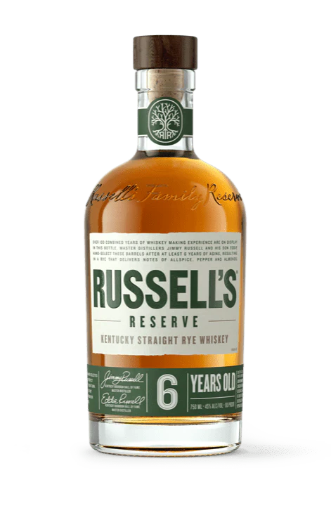 RUSSELLS WHISKEY RYE RESERVE KENTUCKY 90PF 6YR 750ML