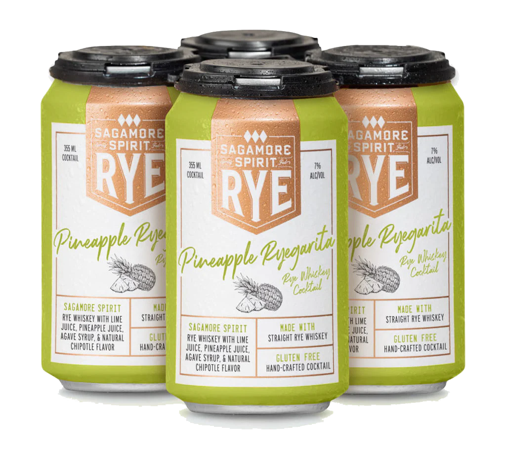SAGAMORE SPIRIT RYE PINEAPPLE RIGARITA COCKTAIL 4X355ML CANS