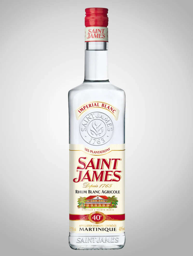 SAINT JAMES RUM BLANC RHUM AGRICOLE MARTINIQUE 750ML