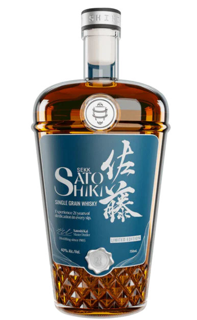 SEKK SATO SHIKI WHISKEY SINGLE GRAIN LIMITED 21YR JAPAN 750ML