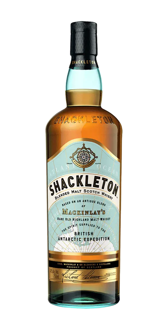SHACKLETON SCOTCH BLENDED MACKINLAY'S RARE OLD HIGHLAND 750ML