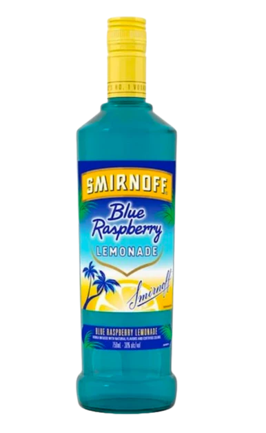 SMIRNOFF VODKA BLUE RASPBERRY LEMONADE 750ML