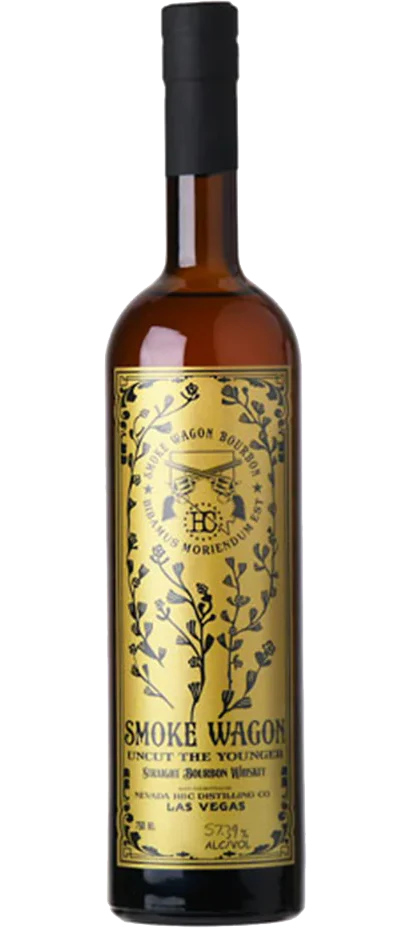 SMOKE WAGON BOURBON STRAIGHT UNCUT THE YOUNGER NEVADA 750ML