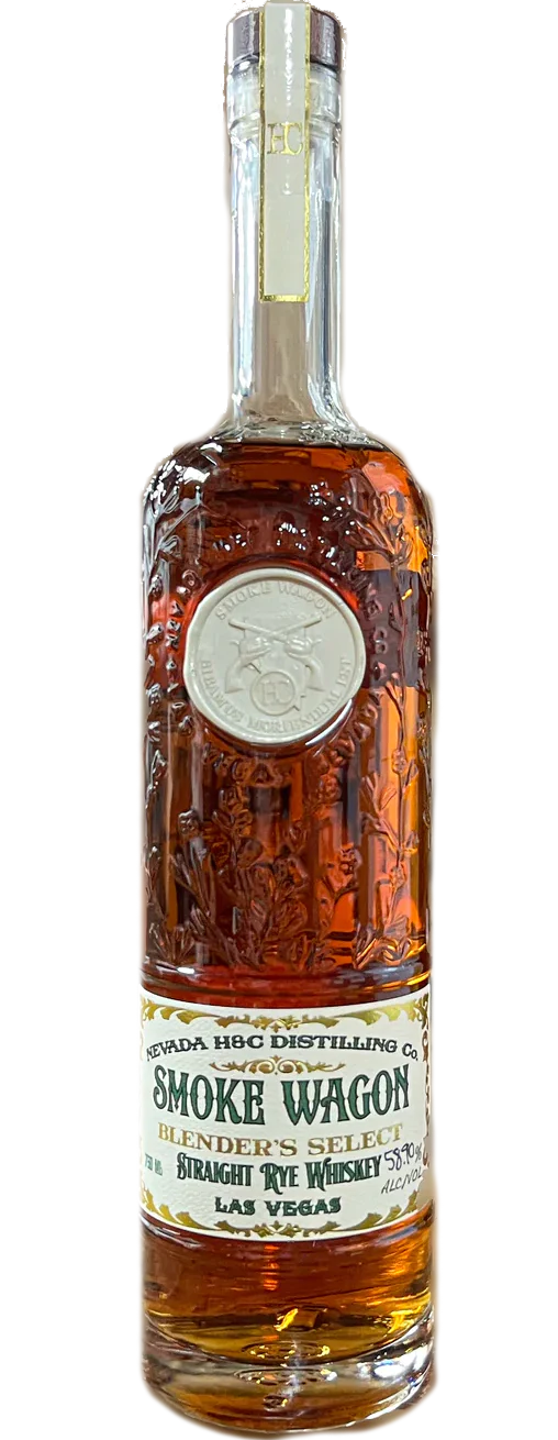 SMOKE WAGON WHISKEY STRAIGHT RYE BLENDERS SELECT NEVADA 750ML