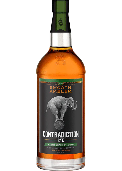 SMOOTH AMBLER BOURBON RYE CONTRADICTION WEST VIRGINIA 92PF 750ML