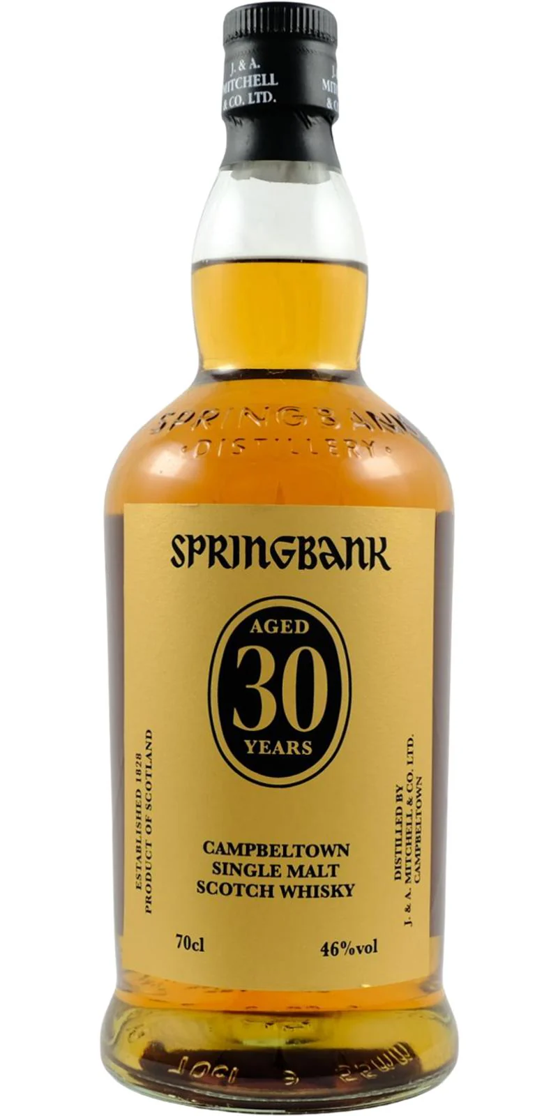 SPRINGBANK SCOTCH SINGLE MALT CAMPBELTOWN 30YR 700ML