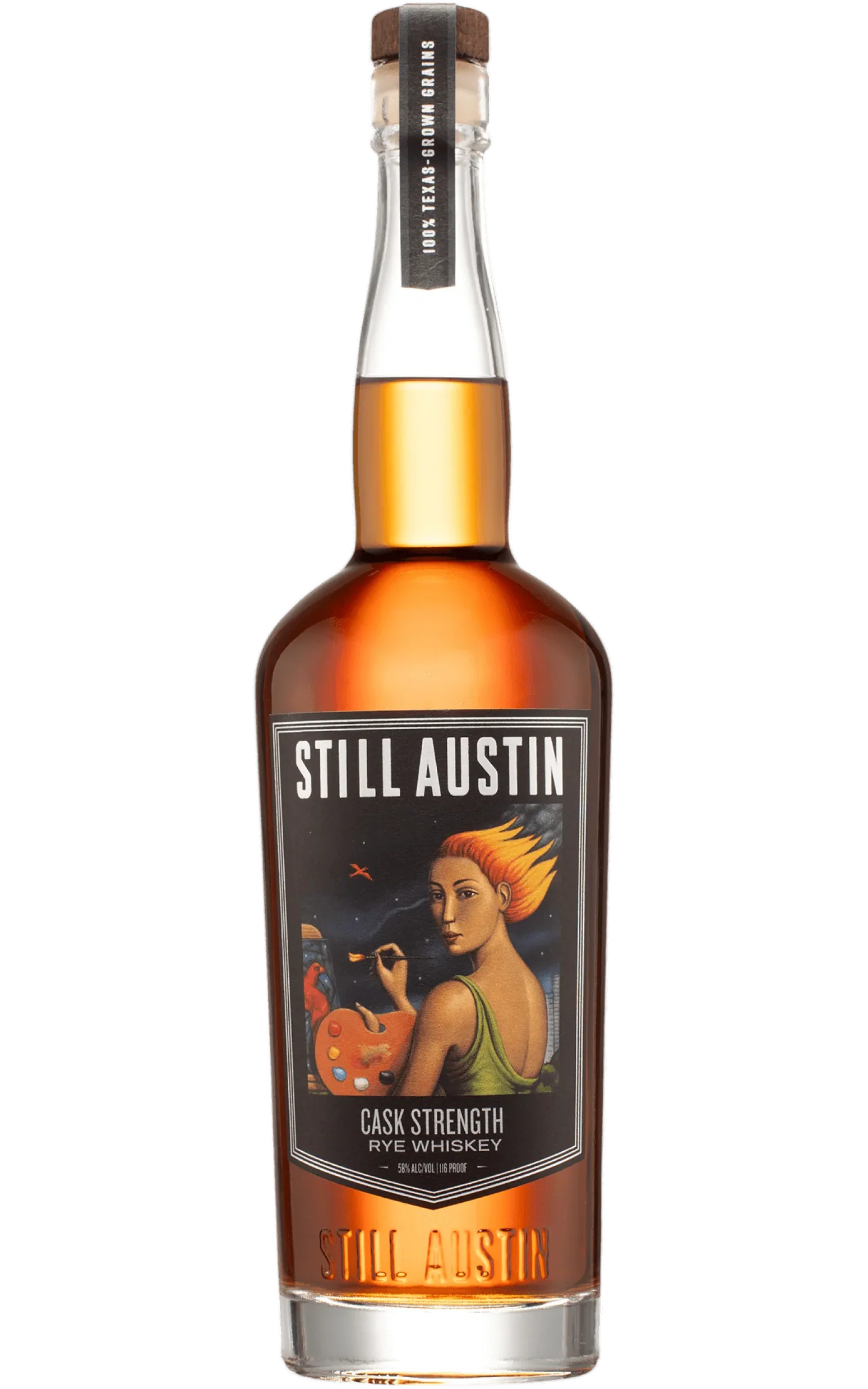 STILL AUSTIN WHISKEY RYE CASK STRENGTH TEXAS 750ML