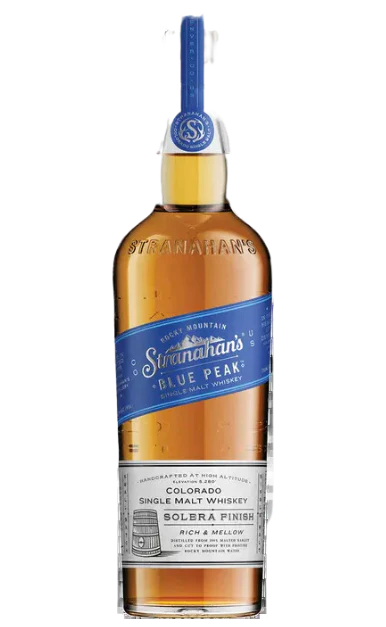 STRANAHANS WHISKEY BLUE PEAK SINGLE MALT ROCKY MOUNTAIN COLORADO 750ML
