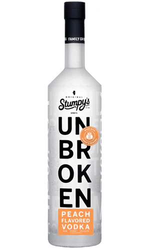 STUMPYS UNBROKEN VODKA PEACH FLAVORED DISTILLED FROM CORN ILLINOIS 750ML - Image 2