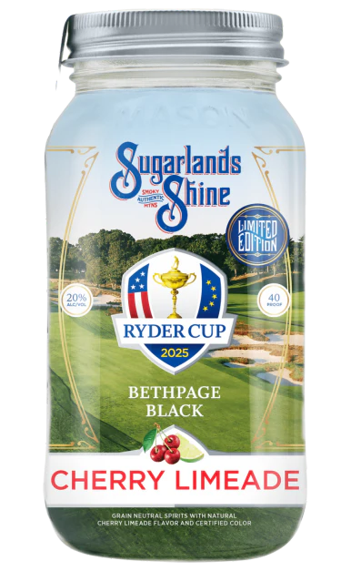 SUGARLANDS SHINE MOONSHINE RYDER CUP BETHPAGE BLACK CHERRY LIMEADE TENNESSEE 750ML