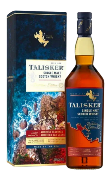 TALISKER SCOTCH SINGLE MALT DISTILLERS EDITION DOUBLE MATURED IN AMOROSO & AMERICAN OAK CASKS 750ML