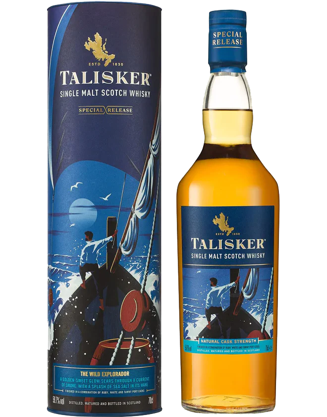 TALISKER SCOTCH SINGLE MALT THE WILD EXPLORADOR 2023 EDITION 11YR 750ML