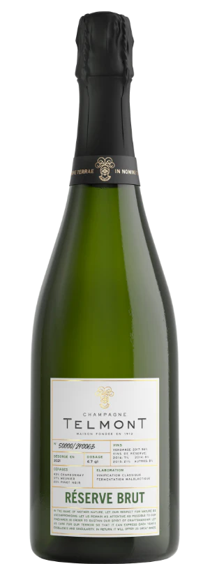 TELMONT CHAMPAGNE BRUT RESERVE FRANCE 750ML
