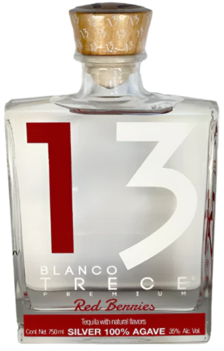 TEQUILA 13 BLANCO RED BERRIES 750ML