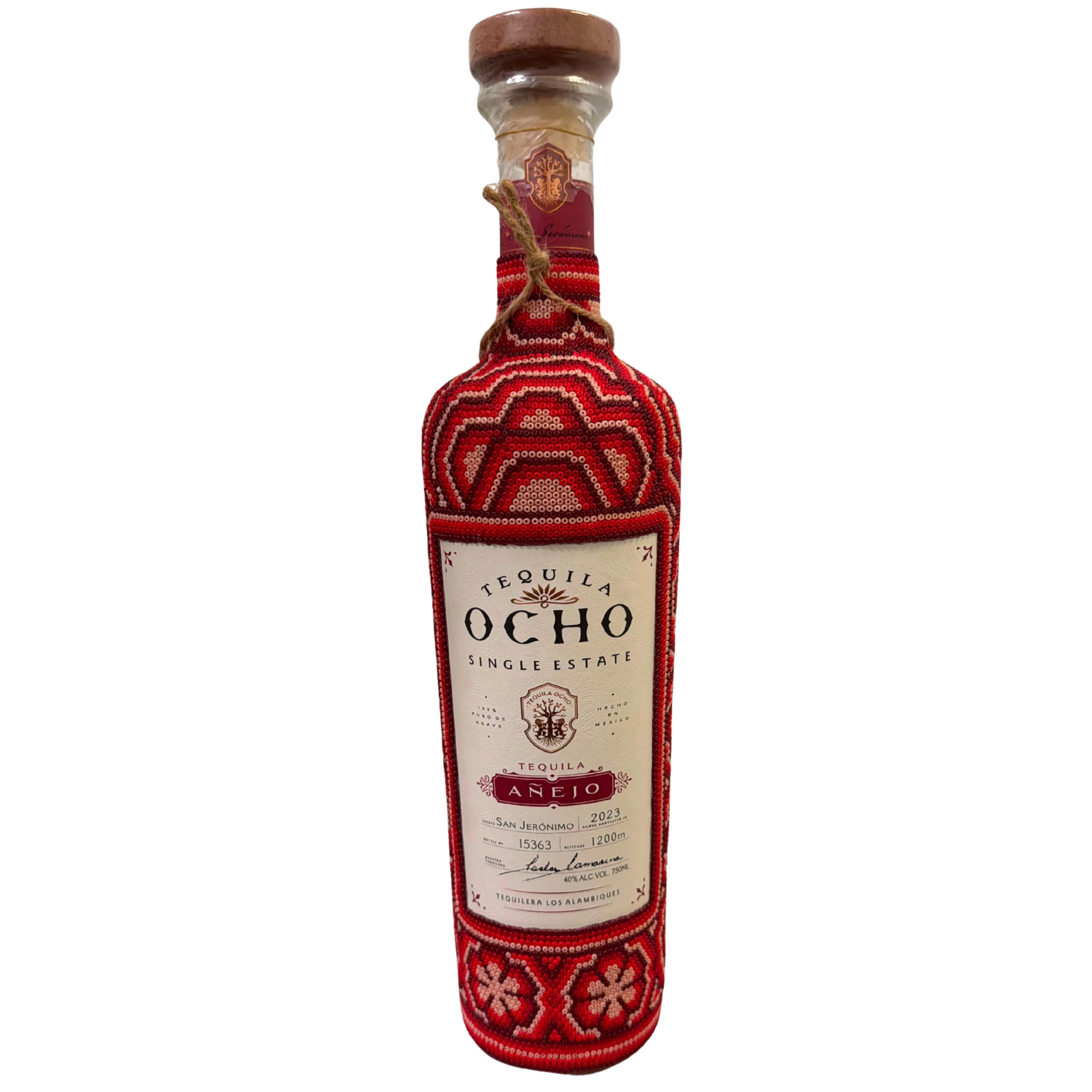 TEQUILA OCHO TEQUILA ANEJO LIMITED HUICHOL EDITION 750ML