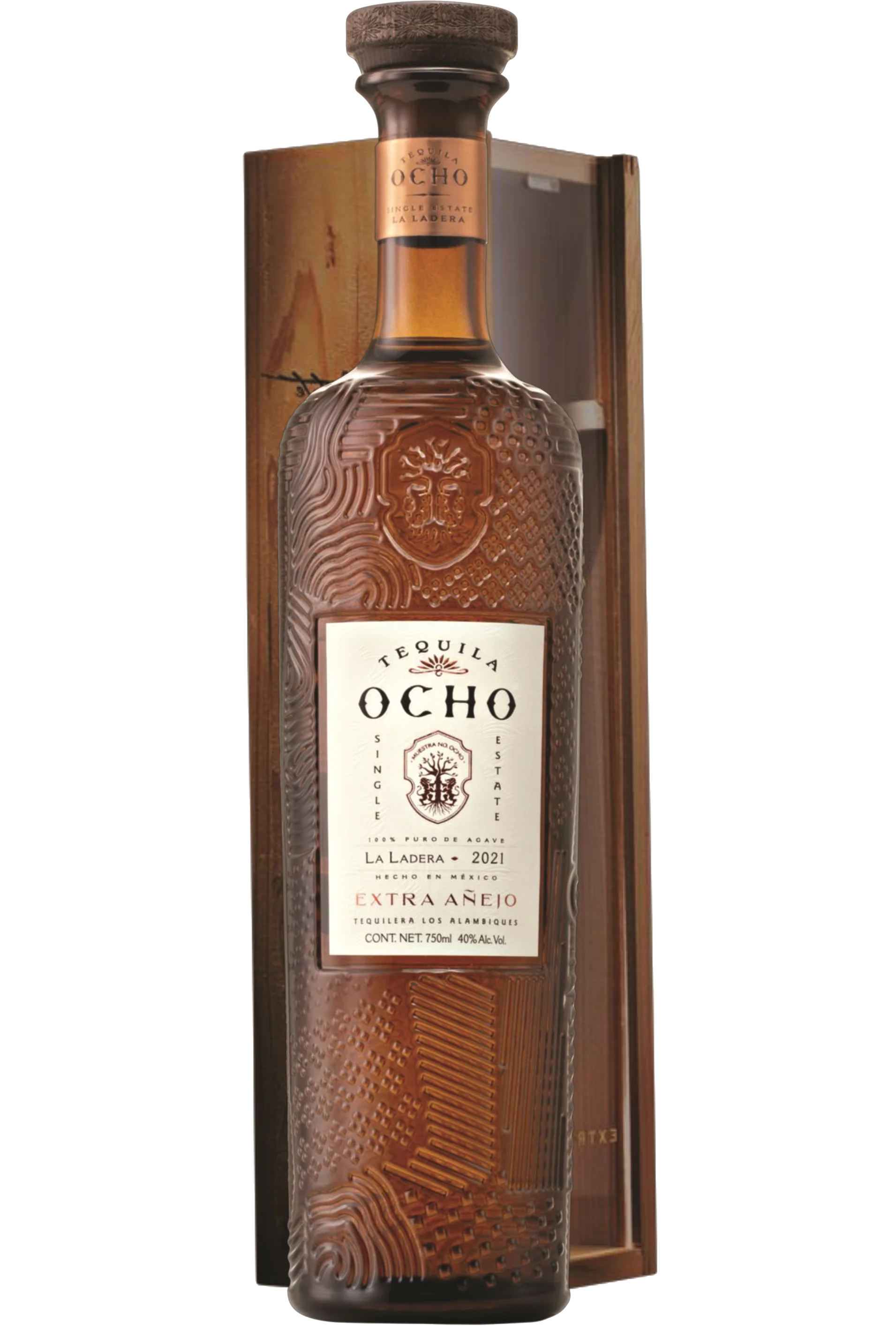 TEQUILA OCHO TEQUILA EXTRA ANEJO 750ML