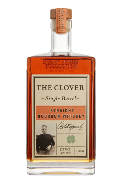 THE CLOVER BOURBON STRAIGHT SINGLE BARREL INDIANA 750ML