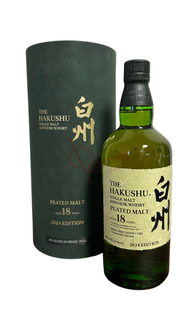 THE HAKUSHU WHISKY SINGLE MALT PEATED JAPAN 18YR 2024 EDITION 700ML