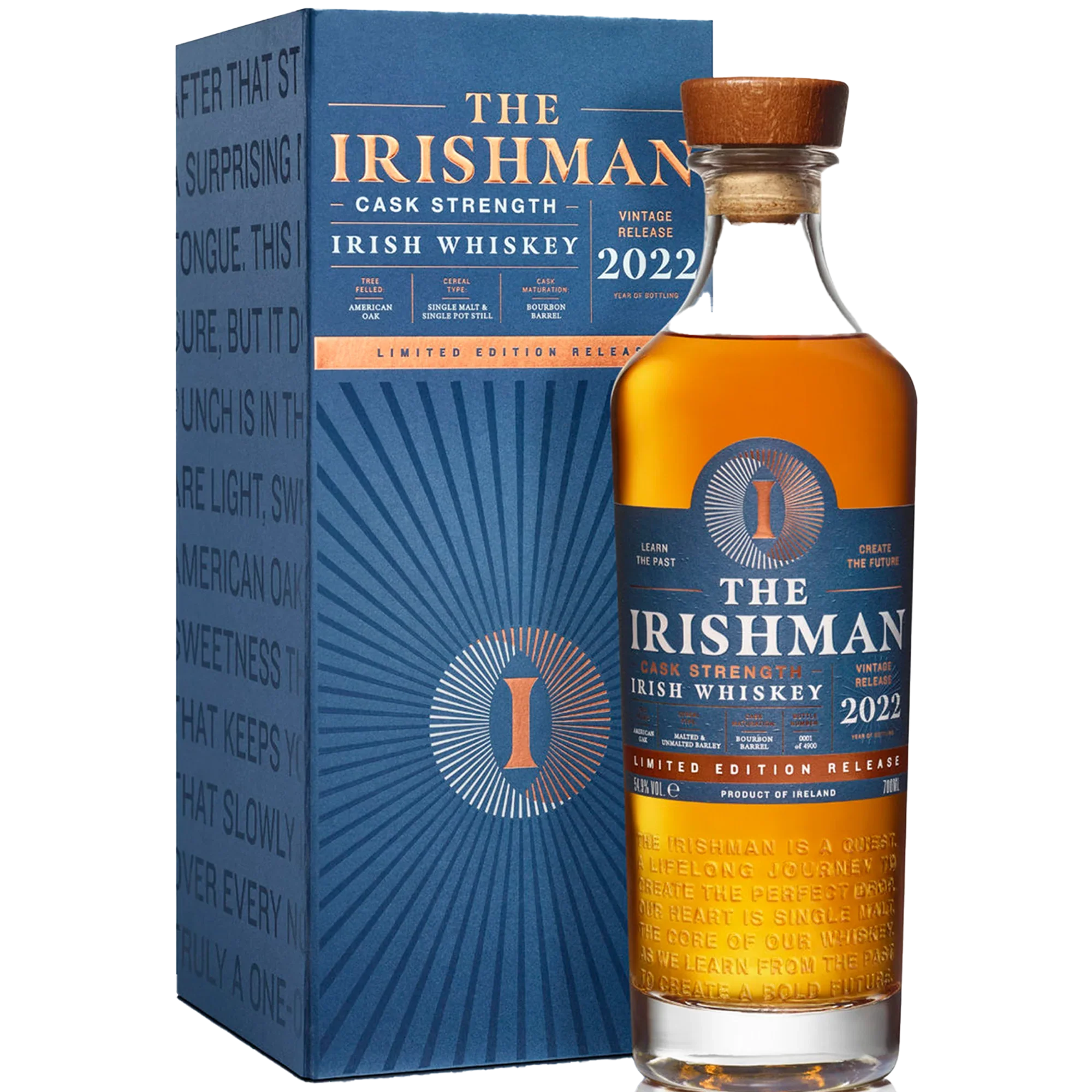 THE IRISHMAN WHISKEY CASK STRENGTH VINTAGE RELEASE 2022 IRISH 750ML