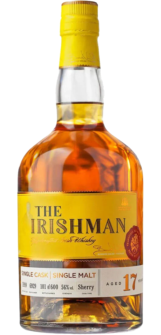 THE IRISHMAN WHISKEY SINGLE MALT SINGLE CASK LIMITED RELEASE IRISH 17YR 750ML