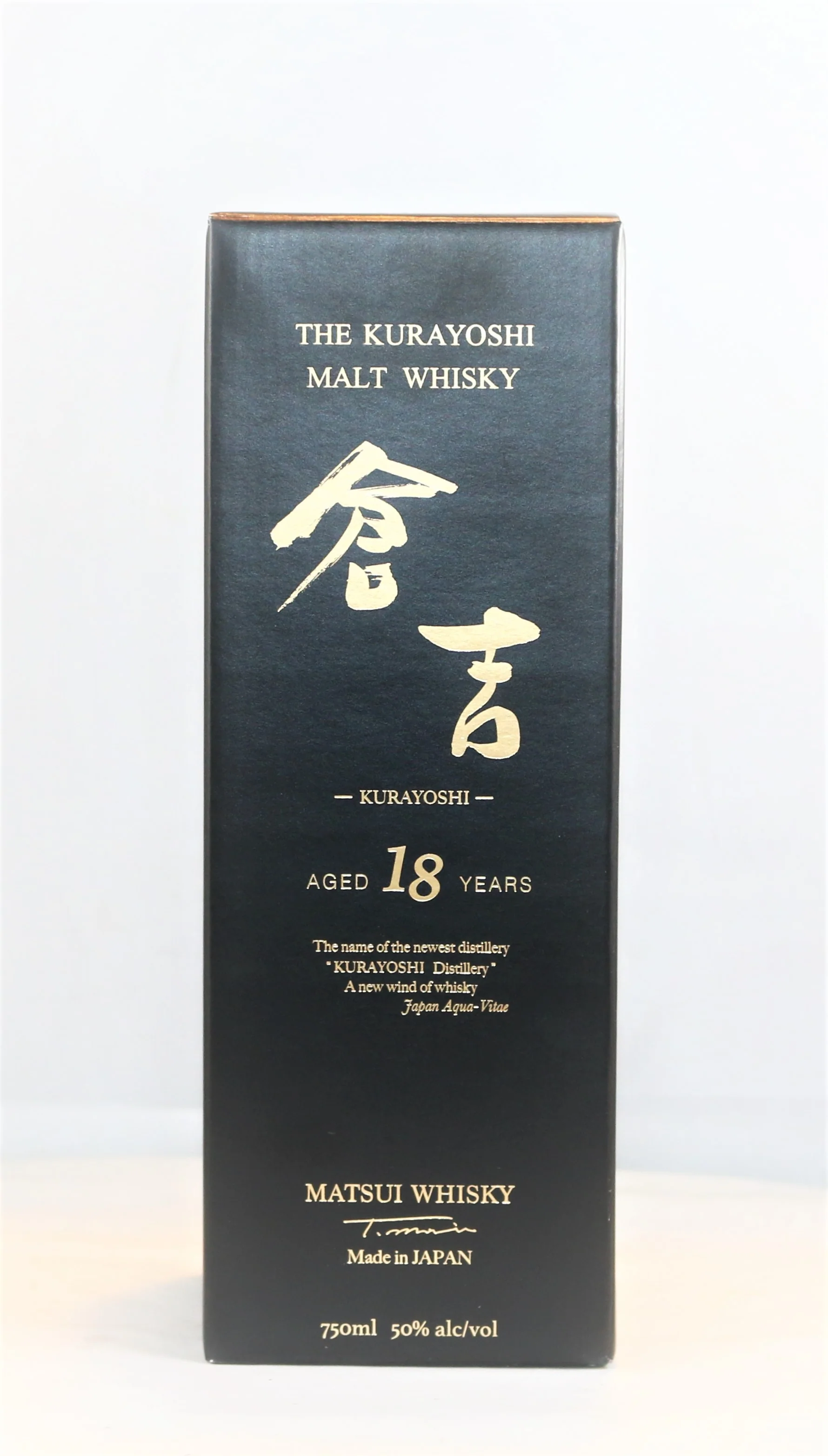 THE KURAYOSHI WHISKY PURE MALT JAPAN 100PF 18YR 750ML