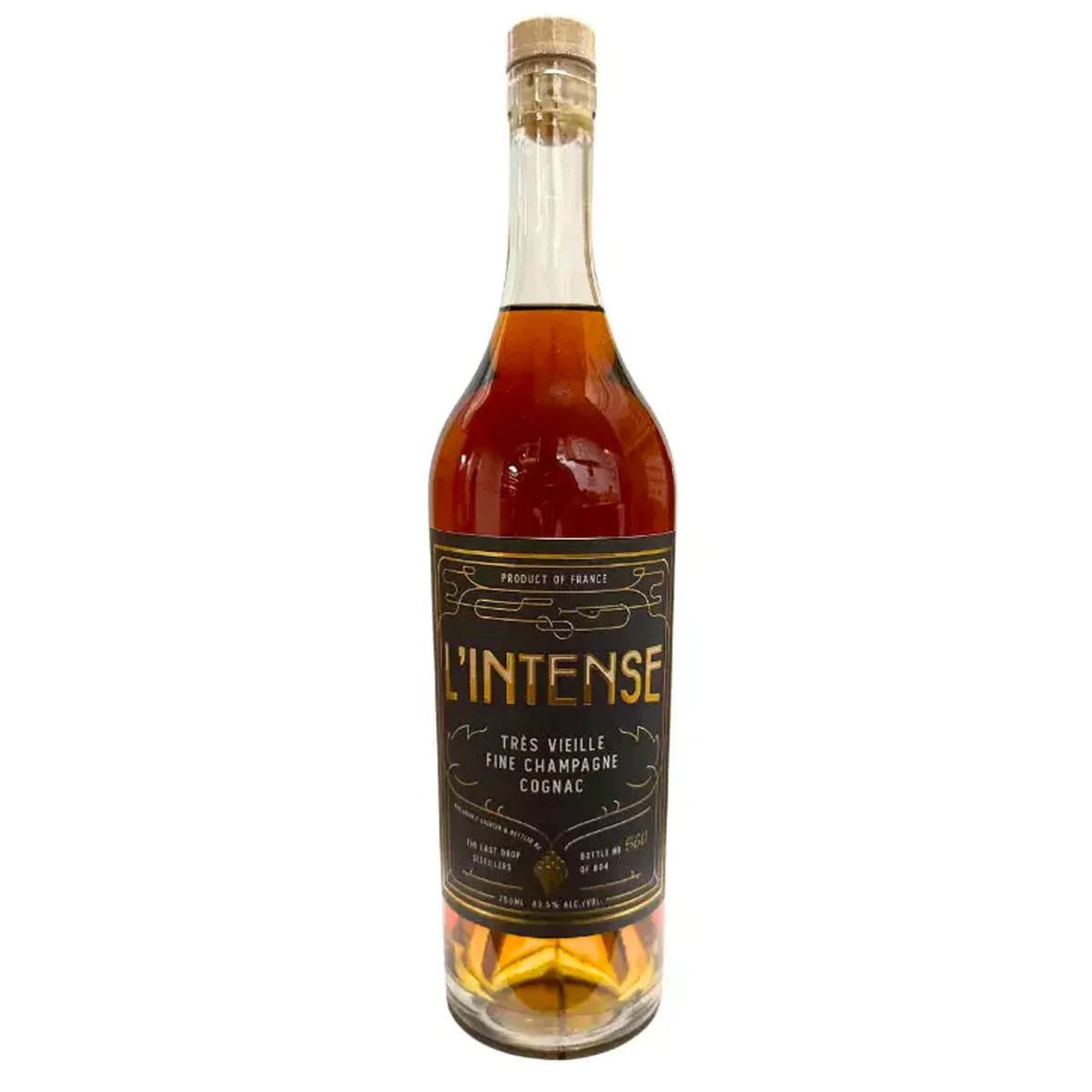 THE LAST DROP DISTILLERS LINTENSE COGNAC TRES VIEILLE FINE CHAMPAGNE FRANCE 750ML