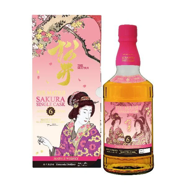THE MATSUI WHISKY SINGLE SAKURA CASK JAPAN 6YR 700ML